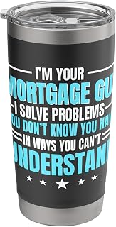Loan Officer Mortgage Guy Bank Teller Banker Pawnbroker Stainless Steel Insulated Tumbler