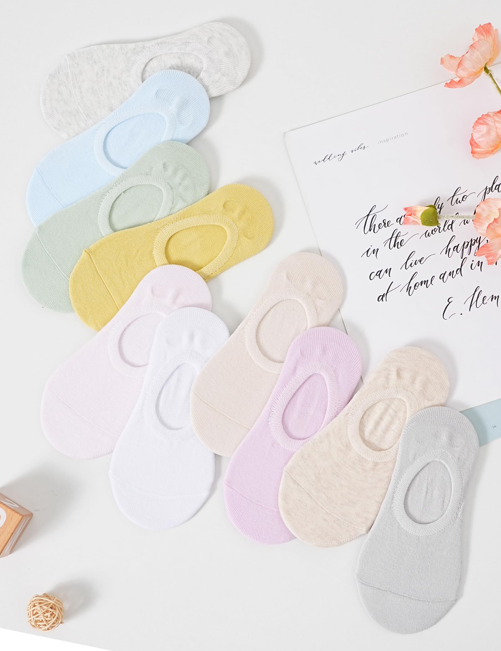 BOOPH No-Show-Socken für Mädchen, Jungen, Kleinkinder, rutschfest, niedrig geschnitten, Kindersocken, 3–12 Jahre, 10 Paar, Mehrfarbig, 7-9 Years