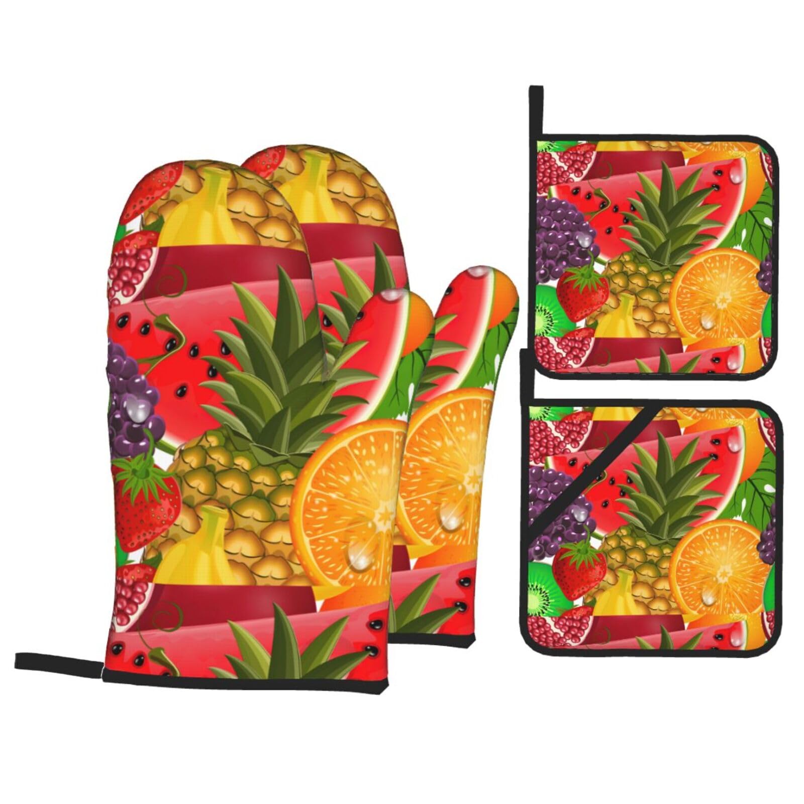 Maniques à l'ananas pour micro-ondes et barbecue en plein air : le set de cuisson idéal