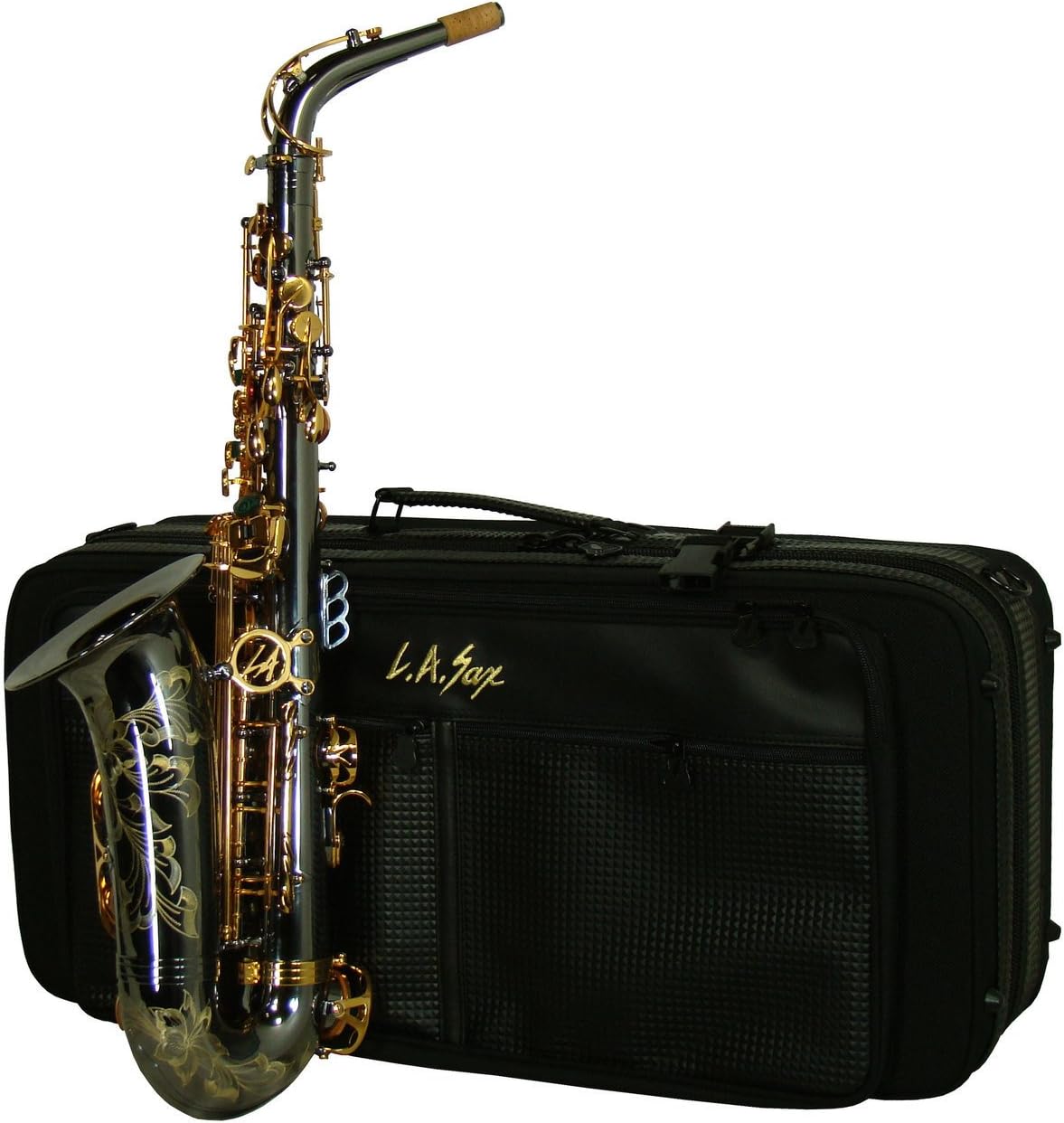 Big Lip Series "X" Alto Saxophone - Black with Silver Keys & Neck