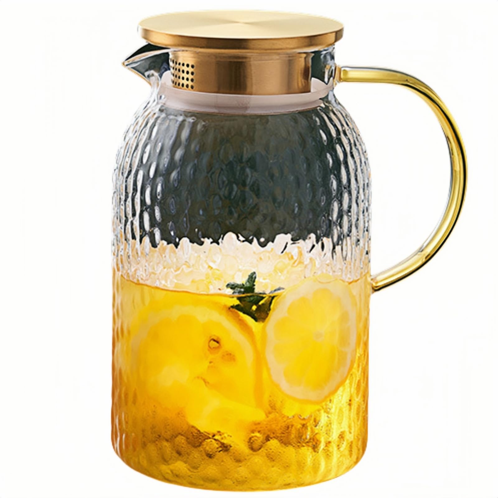 1800年代後半 フランス製ガラス水差し　ピッチャー　状態良好 アンティーク 鶴と波のジャポニスム色ガラス ピッチャー 1900年頃