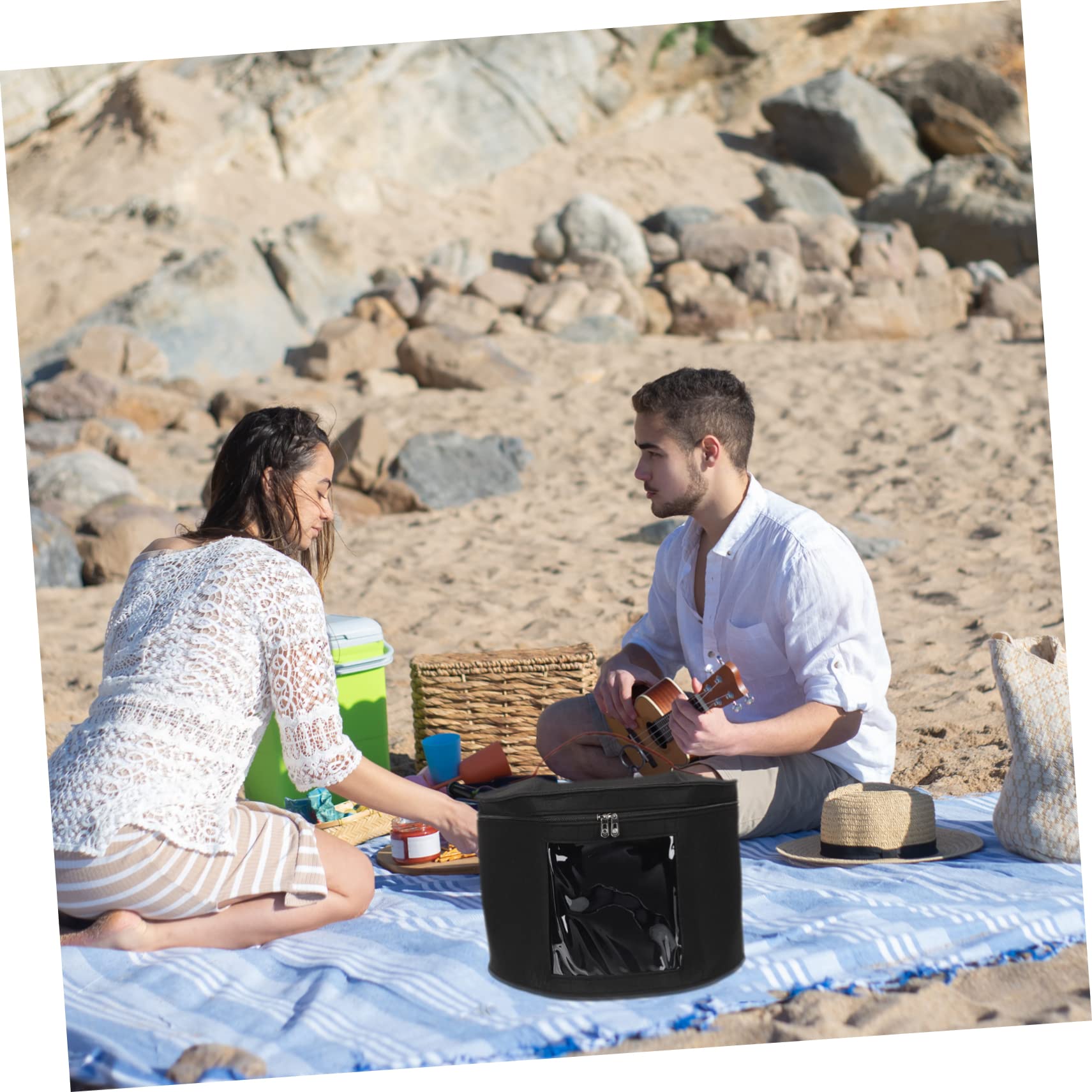 Alipis Decorative Pink Hat Box Storage Boxes for Hats Strong Load-bearing Capacity Storage Case