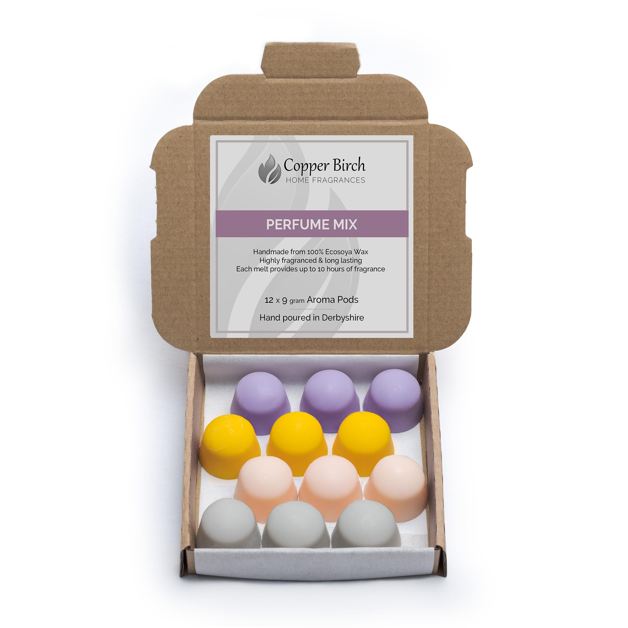 Premium Perfume Mix Scented Wax Melts - 9 grams each, Boxed Set of 12-4 Fragrances Inspired by Designer Perfumes - Long-Lasting, Highly Fragranced Home Aromatherapy