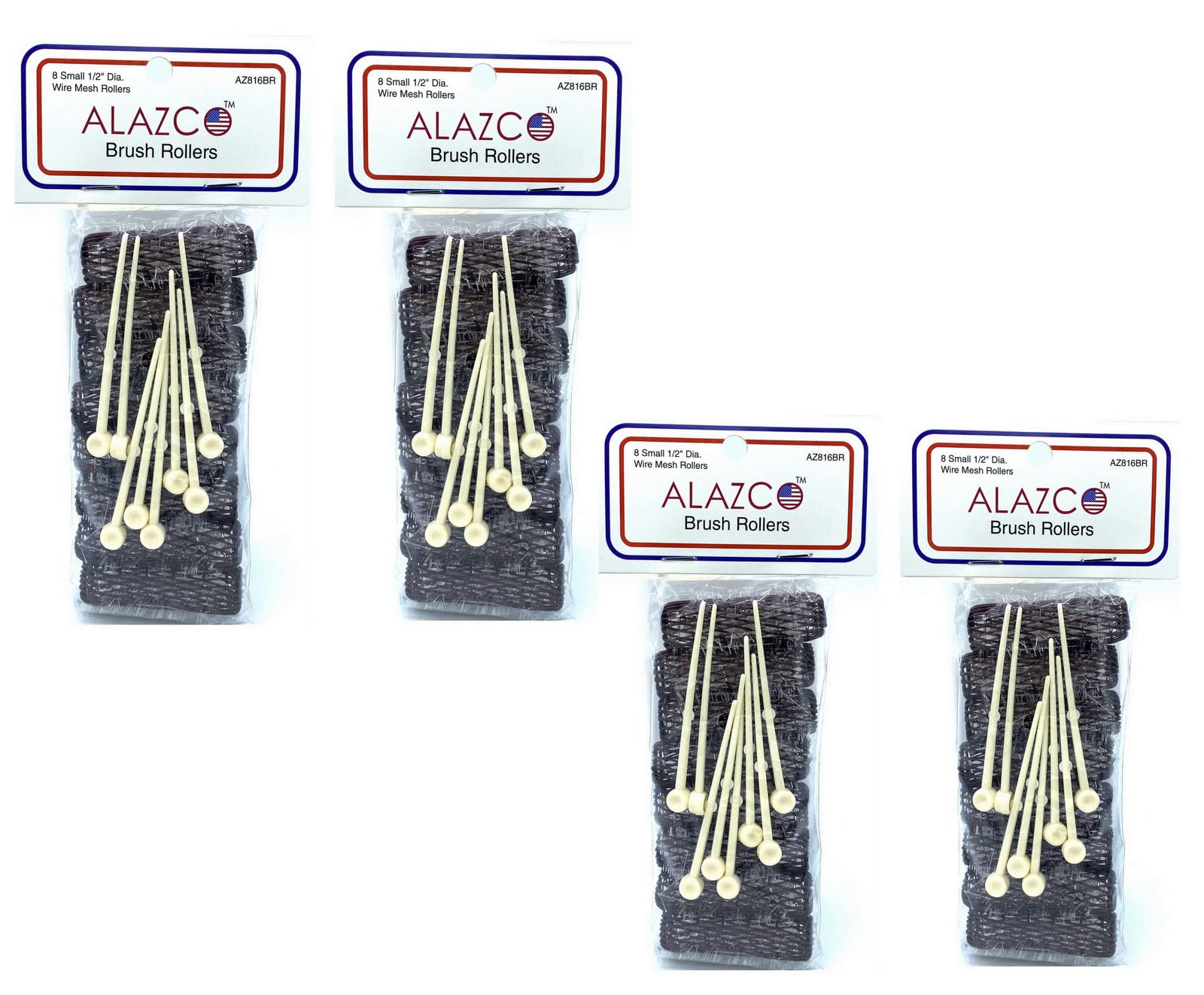 Amazon.com : ALAZCO Vintage Style Hair Roller Set: 32 Pc Mini