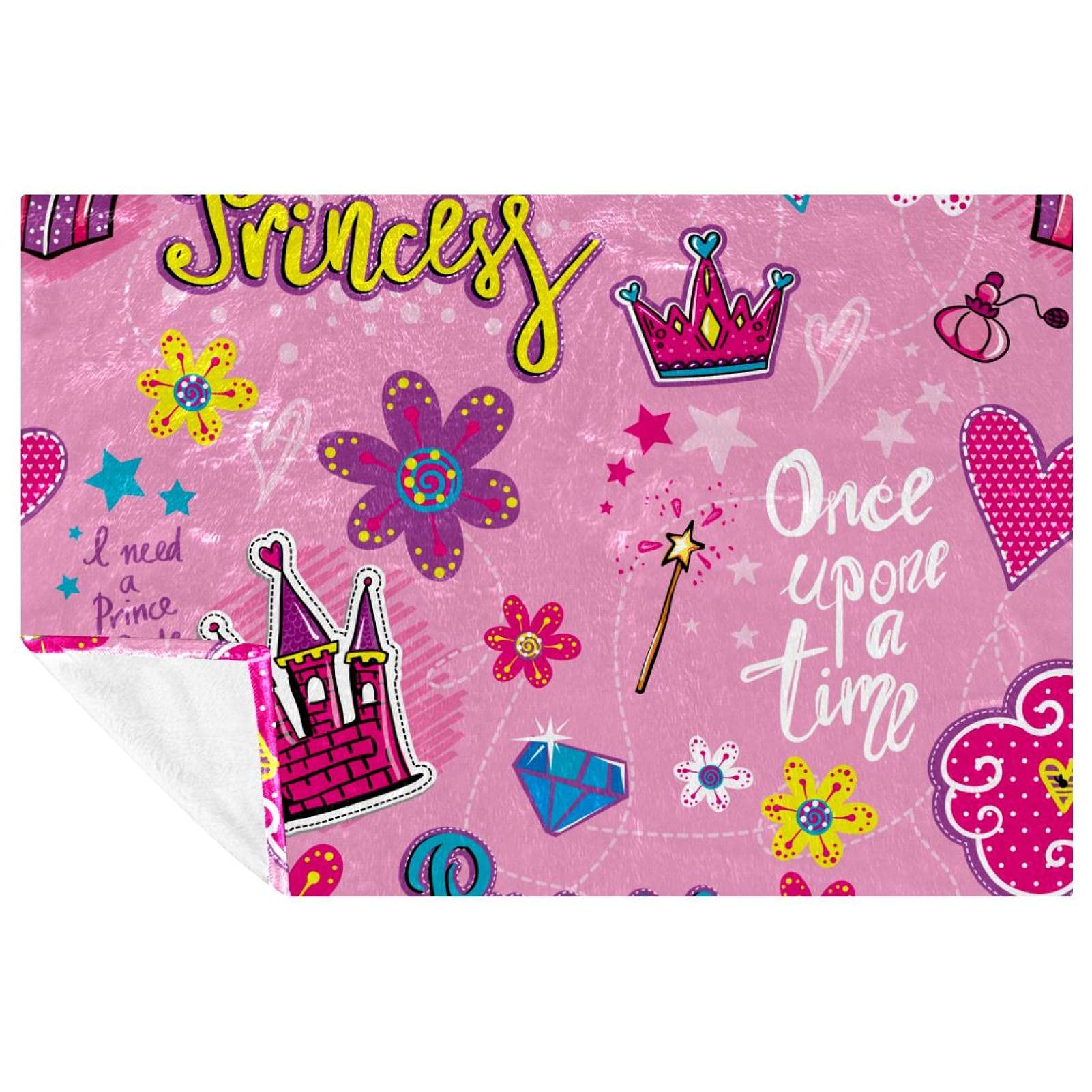 Couverture douce rose princesse pour des moments de tendresse et de réconfort