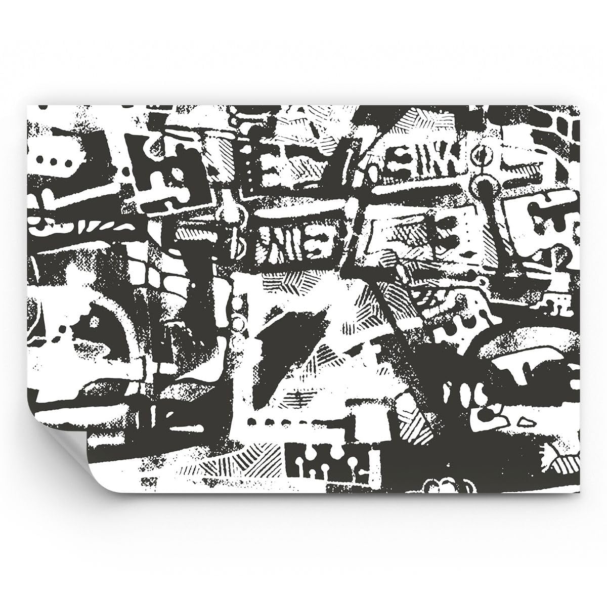 Papier Peint Panoramique pour Salon Moderne et Chambre Abstrait