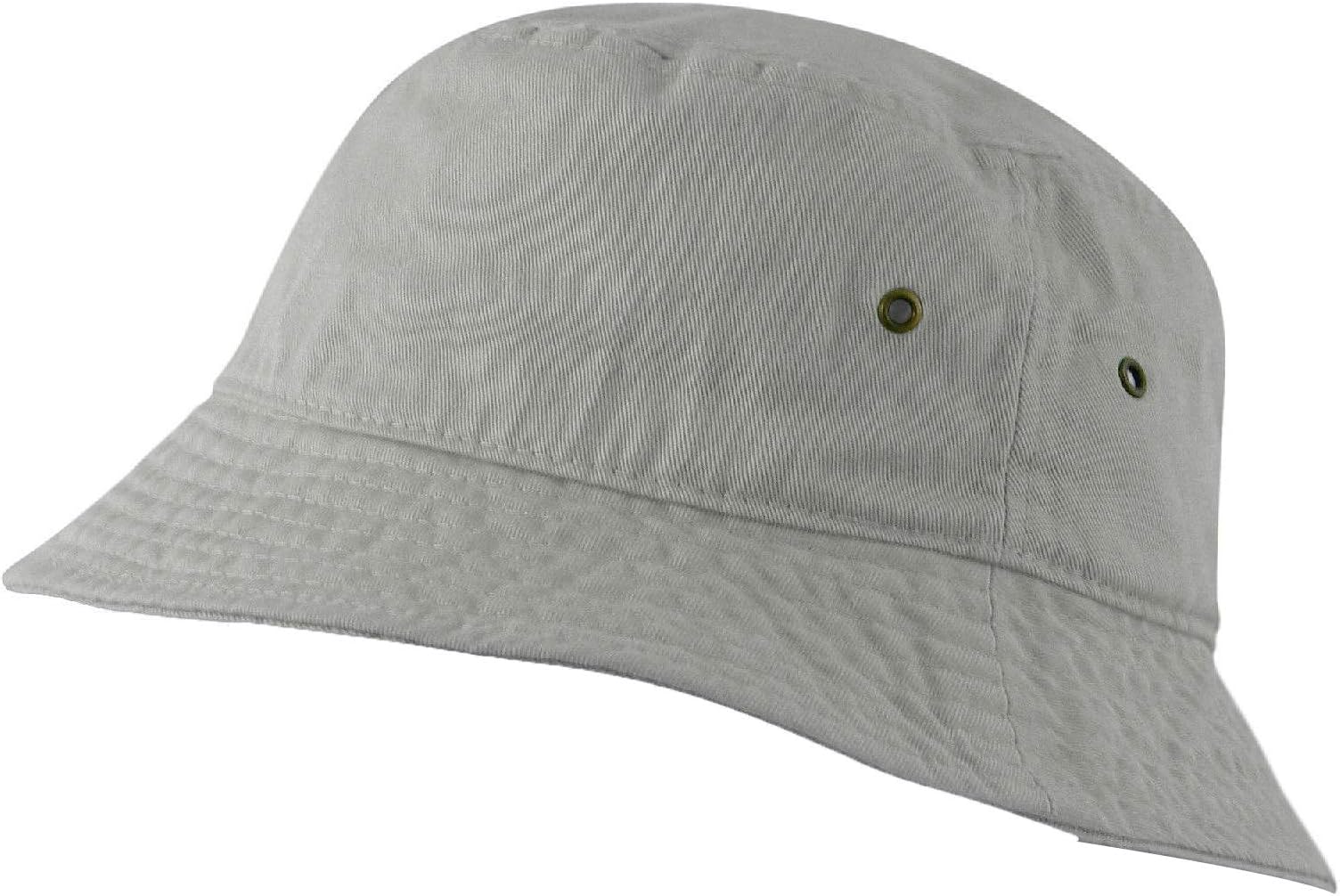 USBingoshop Men Women Unisex Cotton Plain Color Boonie Safari Fishing Bucket Hat