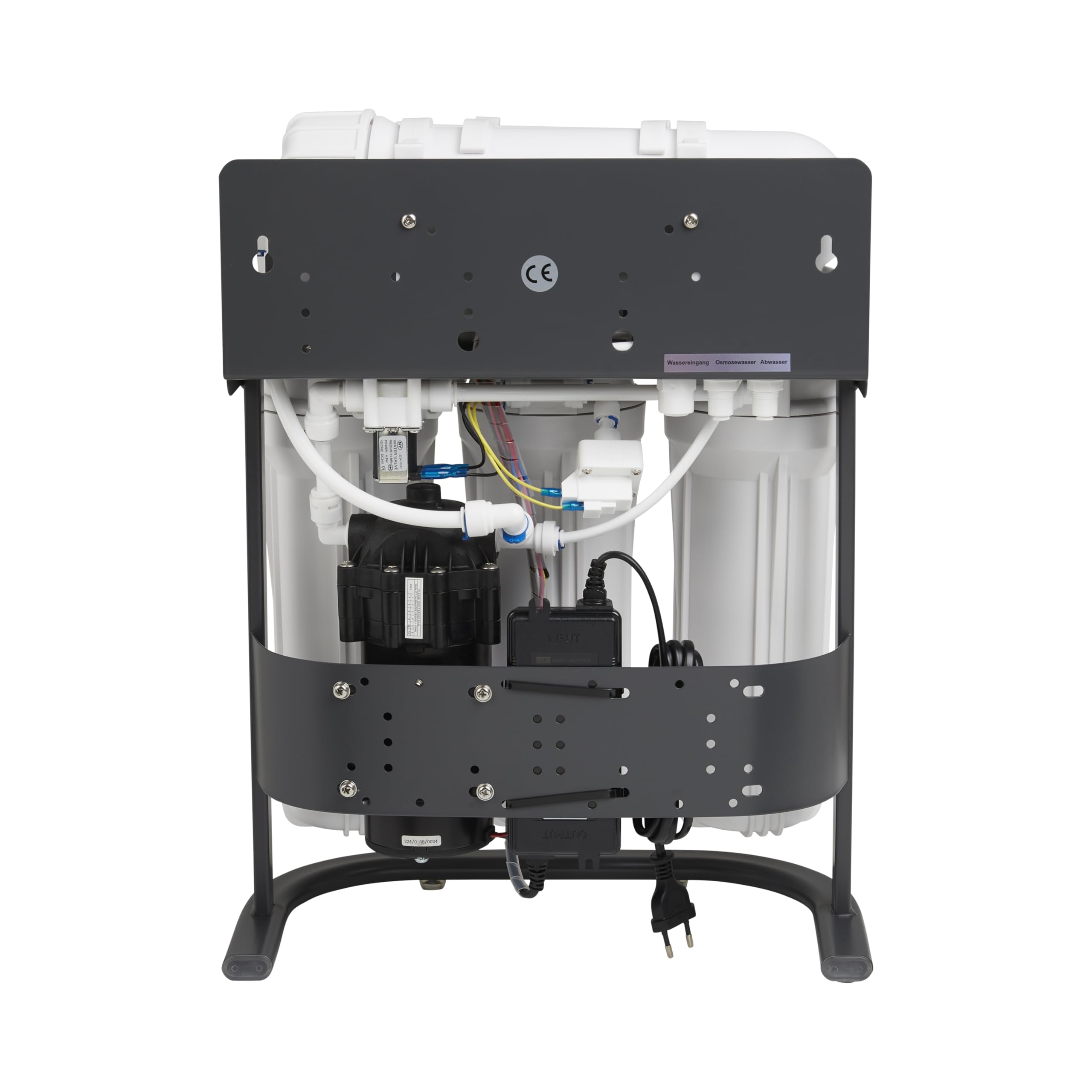 Purway Crystal Group Booster 5 Livelli 600 GPD Direct Flow Impianto Osmosi Inversa + Set Filtri Ricambio