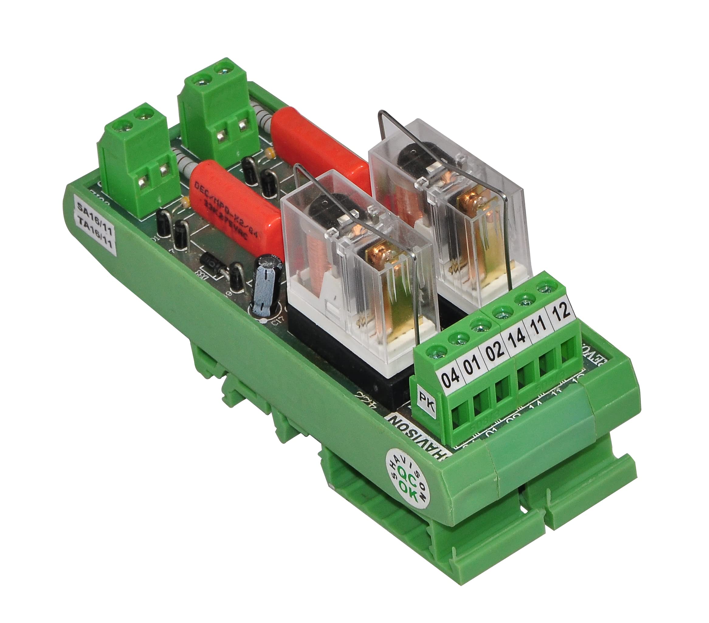 Shavison Relay Module AS432-230VAC-S-OE, 2C/O, 2 Channel, 230VAC Coil, OEN Relay, Socket Mounted Relay, Isolated Coils, Contact Rating : 28VDC/230VAC, 5A (B01N9L4UZV) Amazon Price History, Amazon Price Tracker