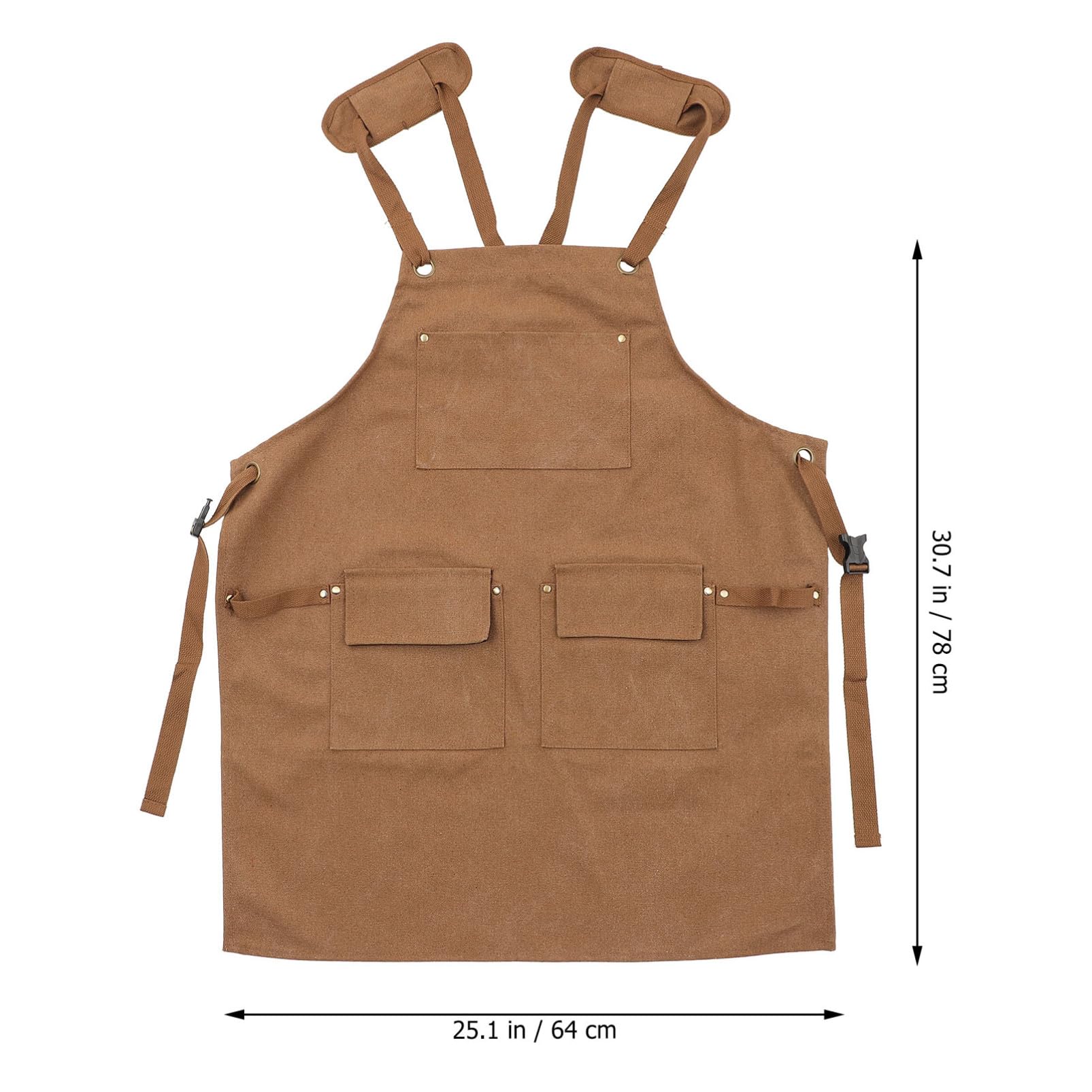 TOYANDONA Grembiule in Tela Spessa per Cucina e Parrucchiere con Grembiule Resistente per Barbecue Regalo per Hairstylist e Cameriere