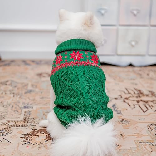 Miniatura 4 de Suéter cálido de invierno para perro, ropa para mascotas para clima frío, para perros pequeños, medianos y grandes, para interiores y exteriores,