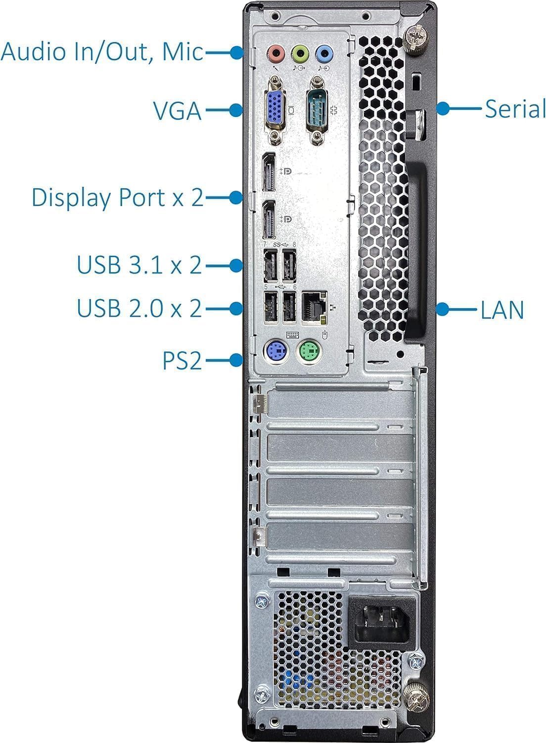 Lenovo ThinkCentre M910S SFF Desktop Computer, Intel Quad Core i5-6500 up to 3.6GHz, 16GB RAM, 512GB SSD, Keyboard and Mouse, Windows 11 Pro (Renewed)