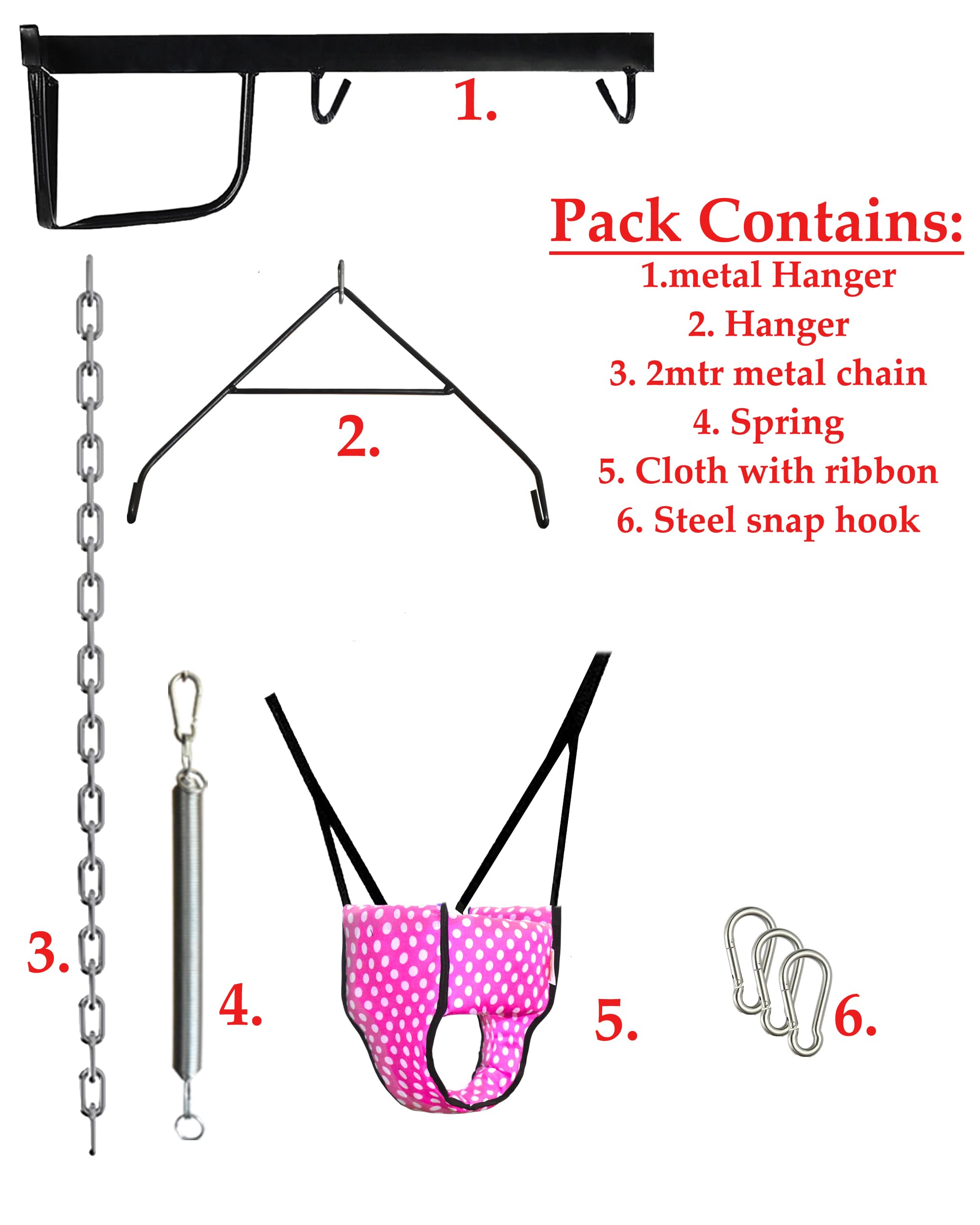 Vparents 2 in 1 Baby Toddler Jumper with Window Hanging Metal Stand Cum Baby Walking Harness Function, Fun Activity for 6-12 Months Infant Toddler 4