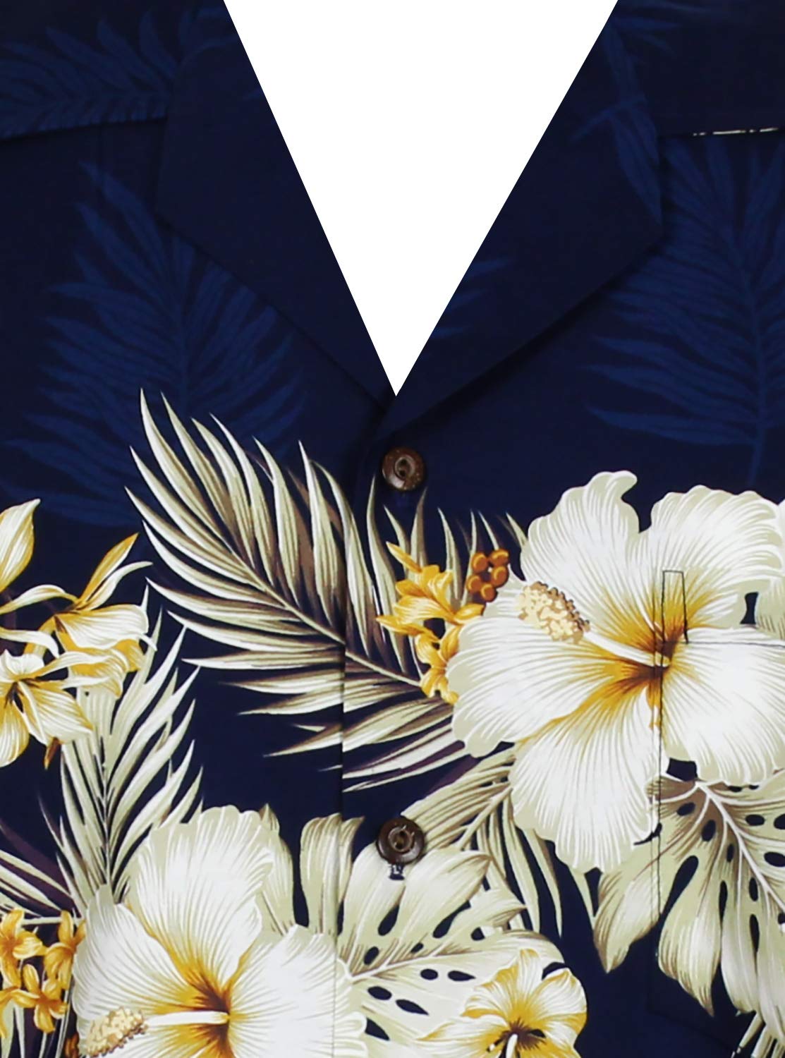 Pacific Legend Originale Camicia-Hawaiana Uomo Manica-Corta Elegante Floreale Stampa-Petto Tradizionale Unisex