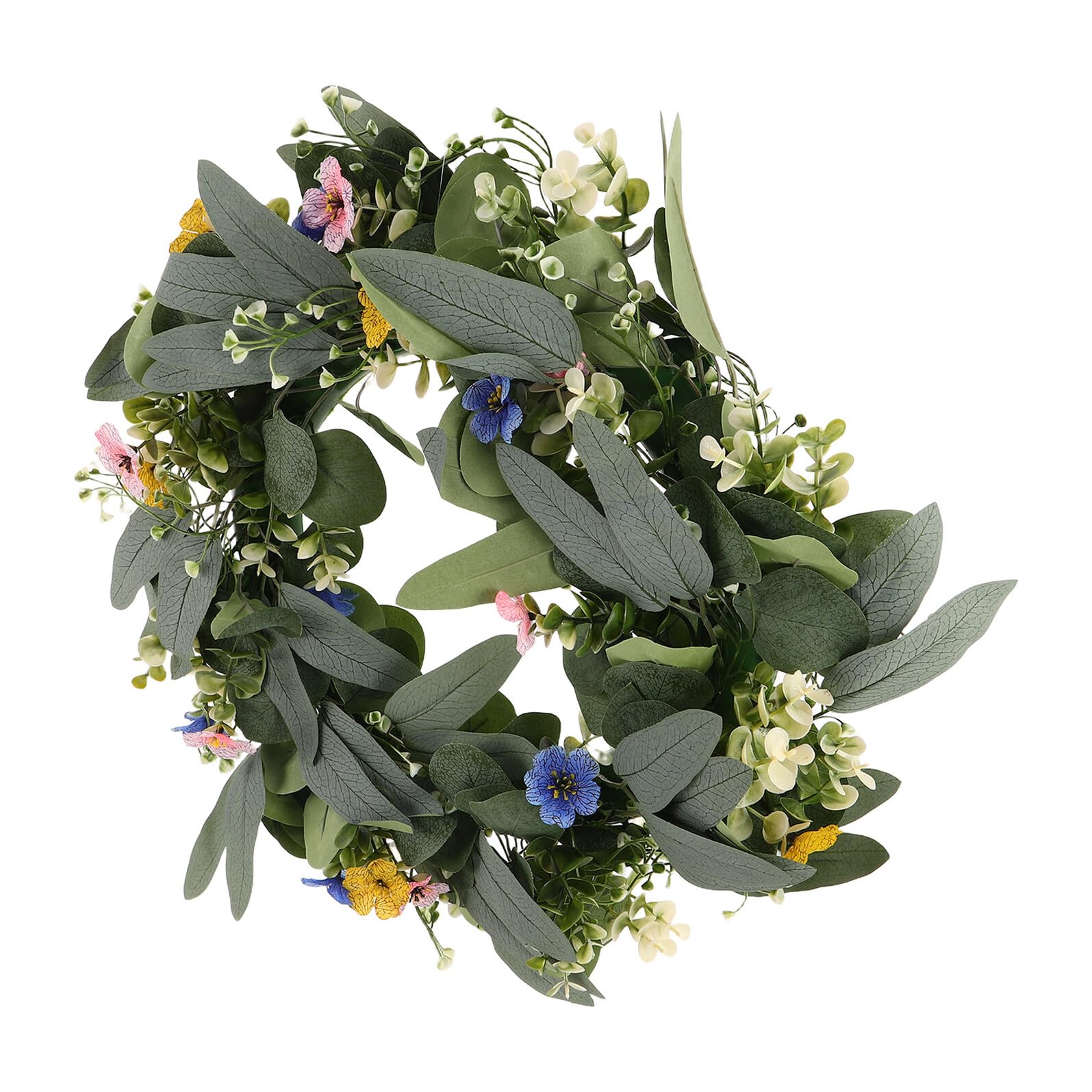 Couronne d'eucalyptus verte pour porche et decoration de fete en plein air