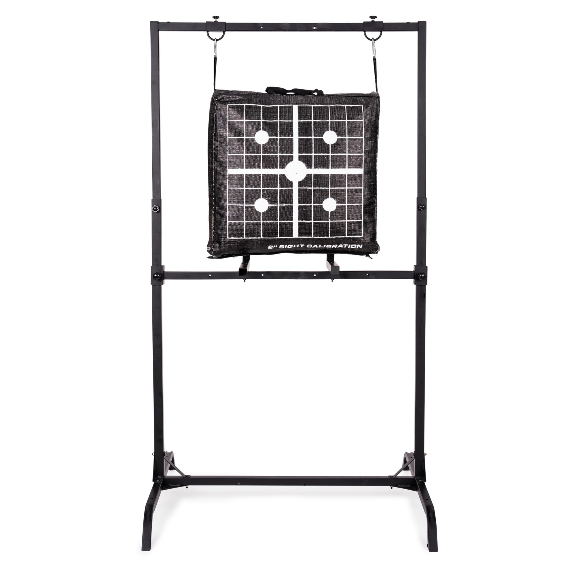 YAK Archery Universal Zielscheibenständer – Vielseitig, Höhenverstellbar, Passend 80x80, 60x60 cm Zielscheiben und Schießsäcke, Leicht & Stabil, Pulverbeschichtetes Aluminium