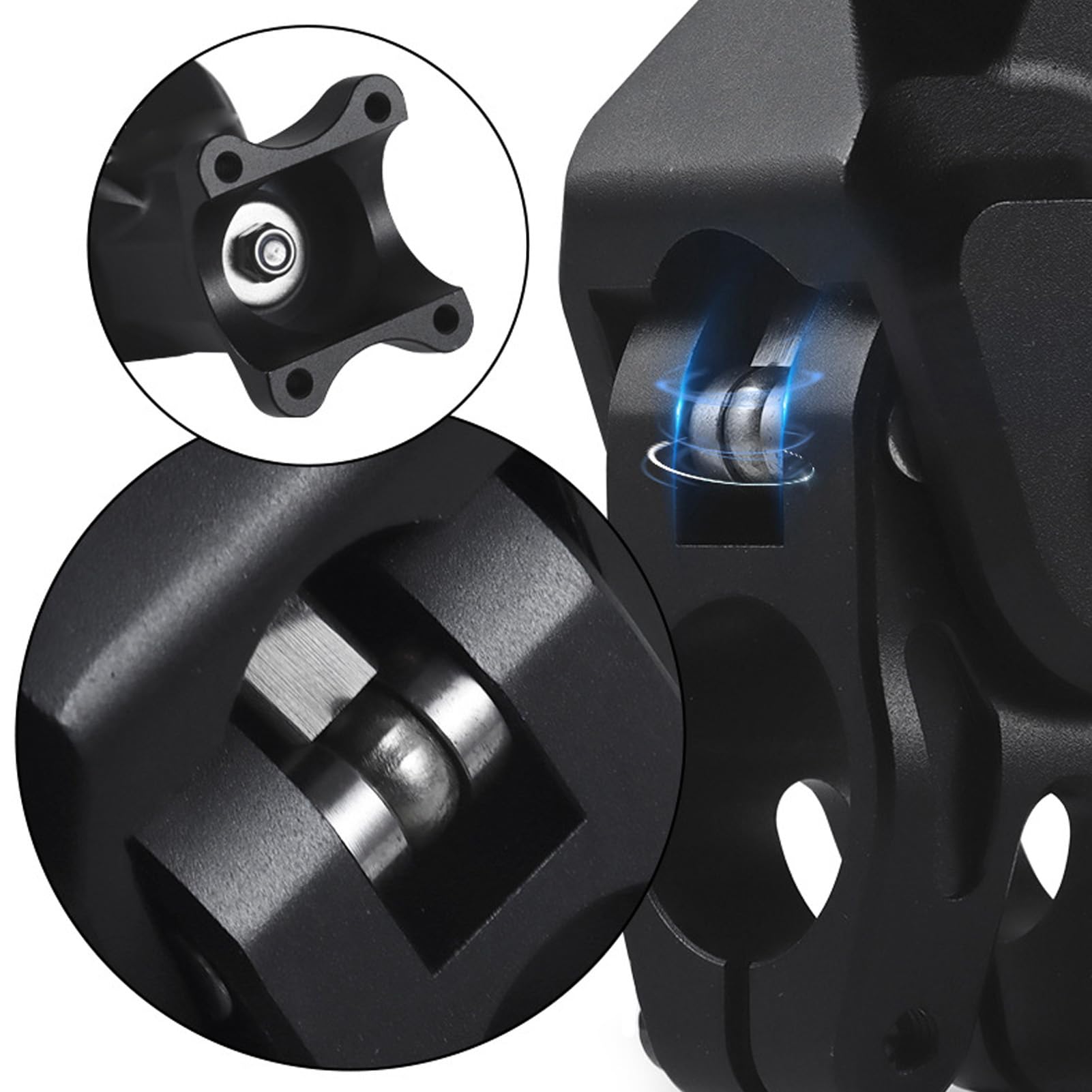 Sorandy Wspornik Rowerowy ze Stopu Aluminium 31,8 Mm, Amortyzujący Wspornik Kierownicy Rowerowej, do Szybkiego Montażu o Zwiększonej Kontroli, Idealny do Rowerów Górskich, Szosowych i Rowerów