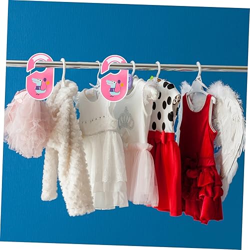 Miniatura 7 de 20 piezas de calcomanías para bebés, separadores de herramientas, colgador de doble cara, divisor de armario, línea divisoria de ropa de bebé,