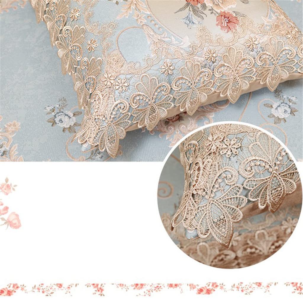 Amazon.co.jp: DINGZZ フローラルヨーロッパの刺繍クッションカバー