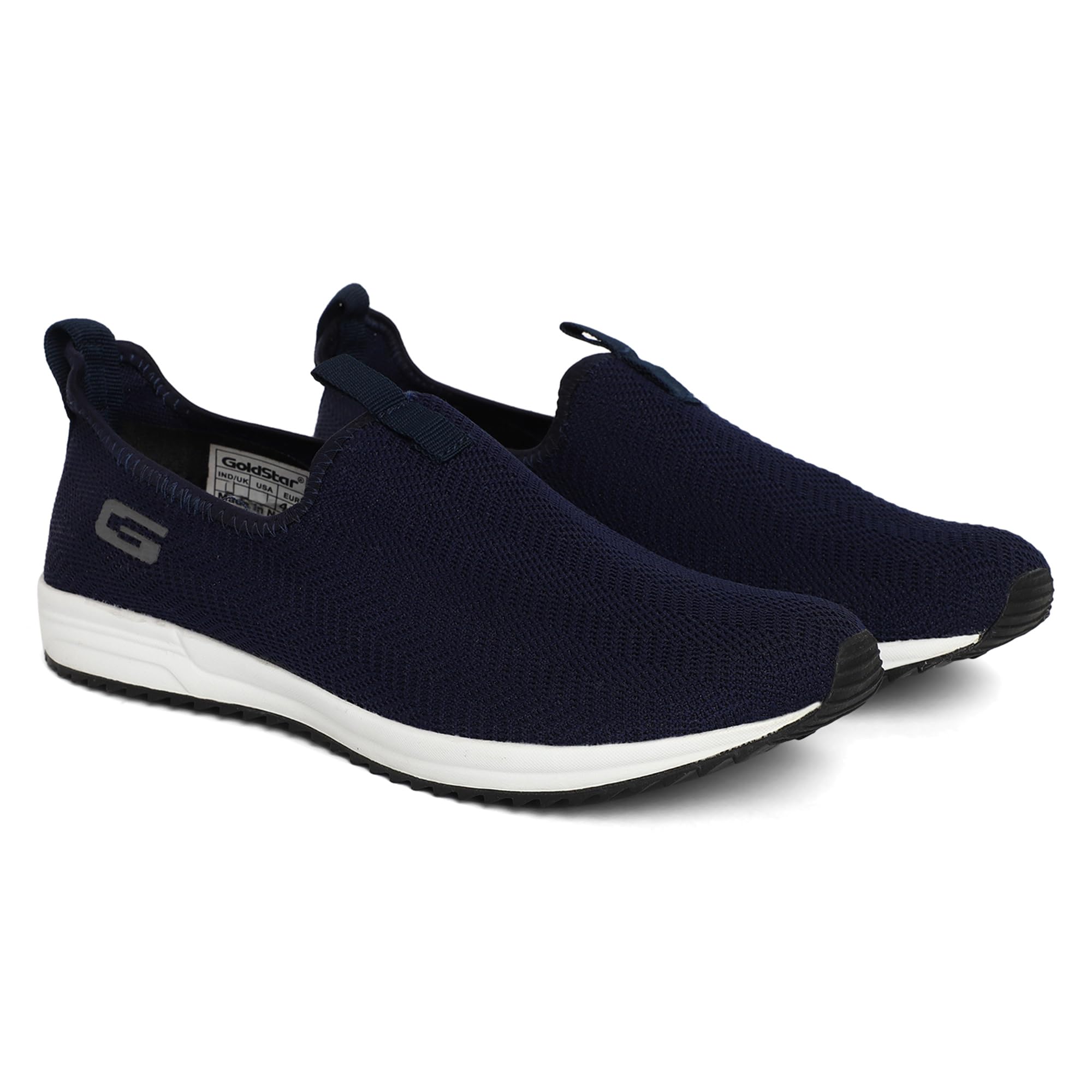 GOLDSTAR STARLITE-17 Latest Stylish Comfortable Casual Sneakers Lightweight Shoes for Running, Walking, Gym,Trekking, Hiking & Party Pull-On Running Shoes for Men Navy (B0CQXZXRB3) Amazon Price History, Amazon Price Tracker