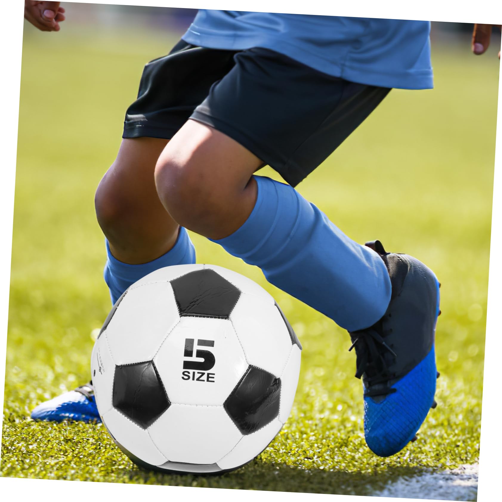 6 Balones de Fútbol Buen Tacto de PVC para Niños, Resistentes al Desgaste Ideales para Entrenamiento de Fútbol al Aire Libre