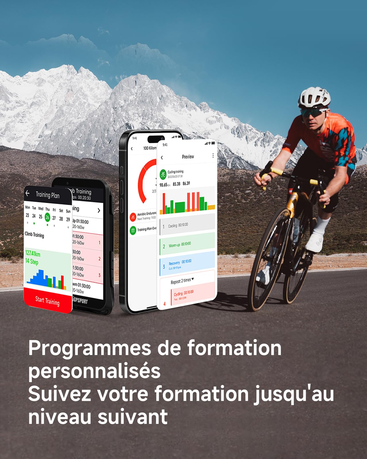 iGPSPORT iGS800 Compteur Velo sans Fil, Écran Tactile3,5 Navigation Map Hors Ligne Ordinateur GPS Intelligent pour Vélo Autonomie de 50 h, 32 Go, WiFi, BLE5.0/Ant+, IPX7 Compteur Velo GPS