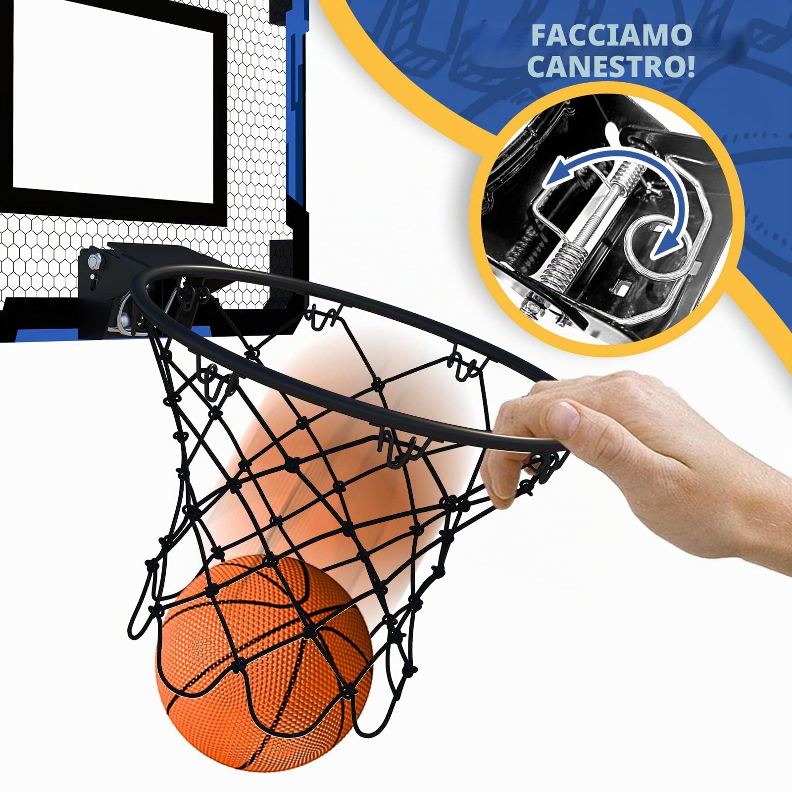 QDRAGON Mini Canestro Basket da Camera