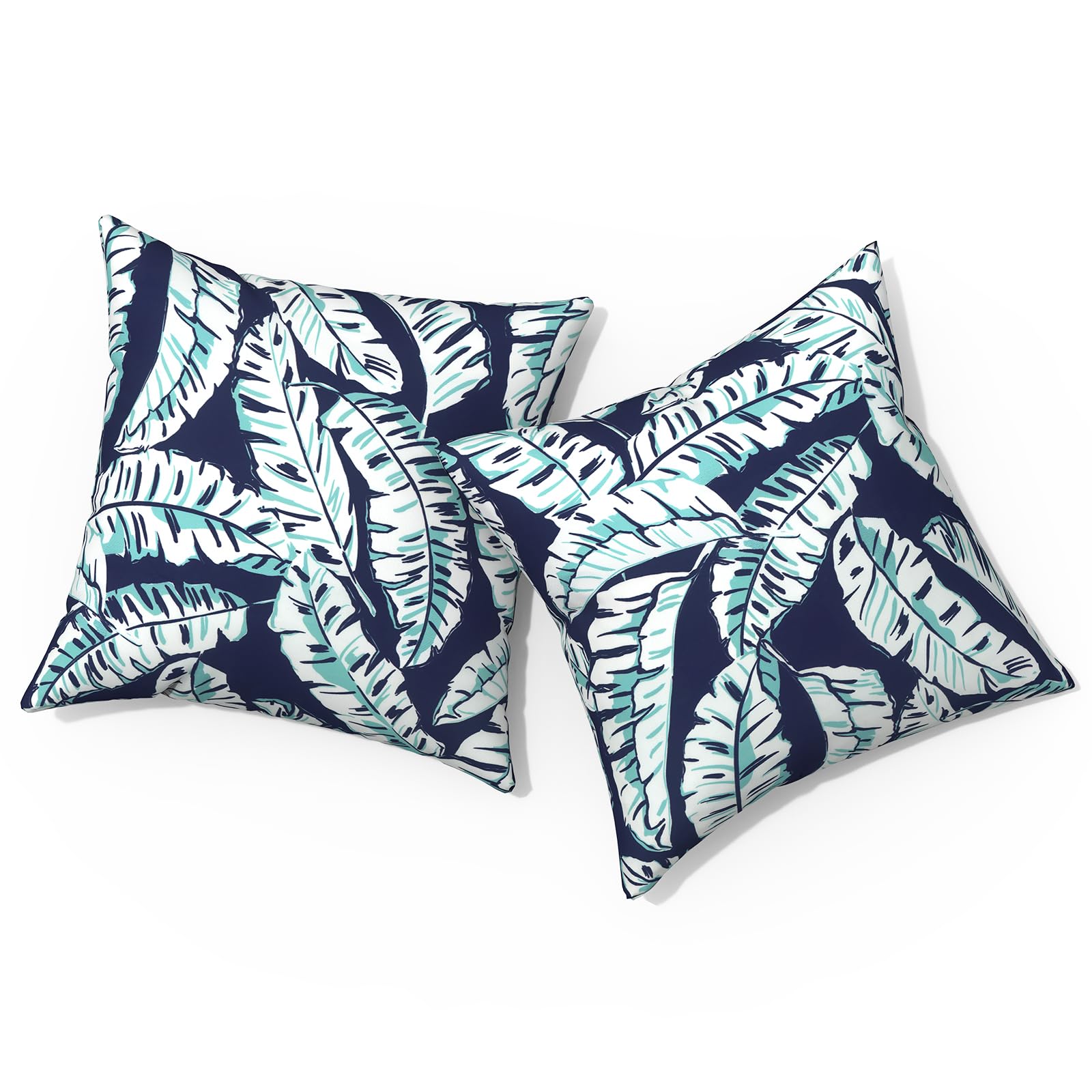 TWLEAR Outdoor Pillows for Patio Furniture 18x18 inch, Square Outdoor Throw Pillows with Inserts, Decorative Toss Pillows for Garden Couch Home Sofa