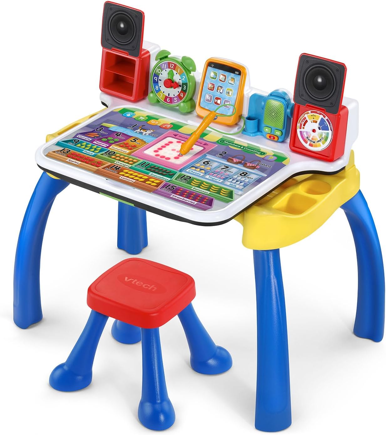 VTech Explore and Write Deluxe Activity Desk (Frustration Free Packaging), Blue