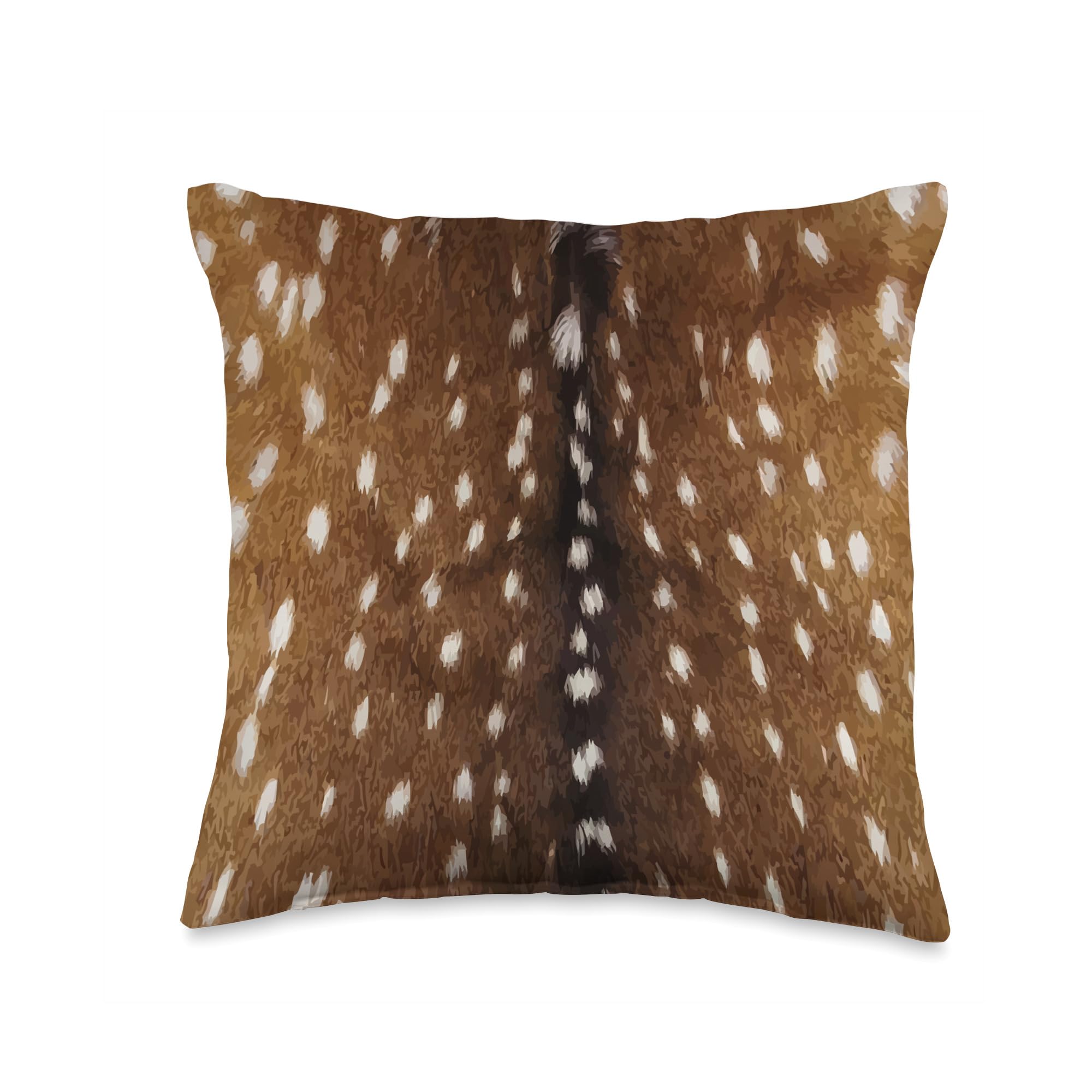 Exotic Axis Deer Hide Print Throw Pillow