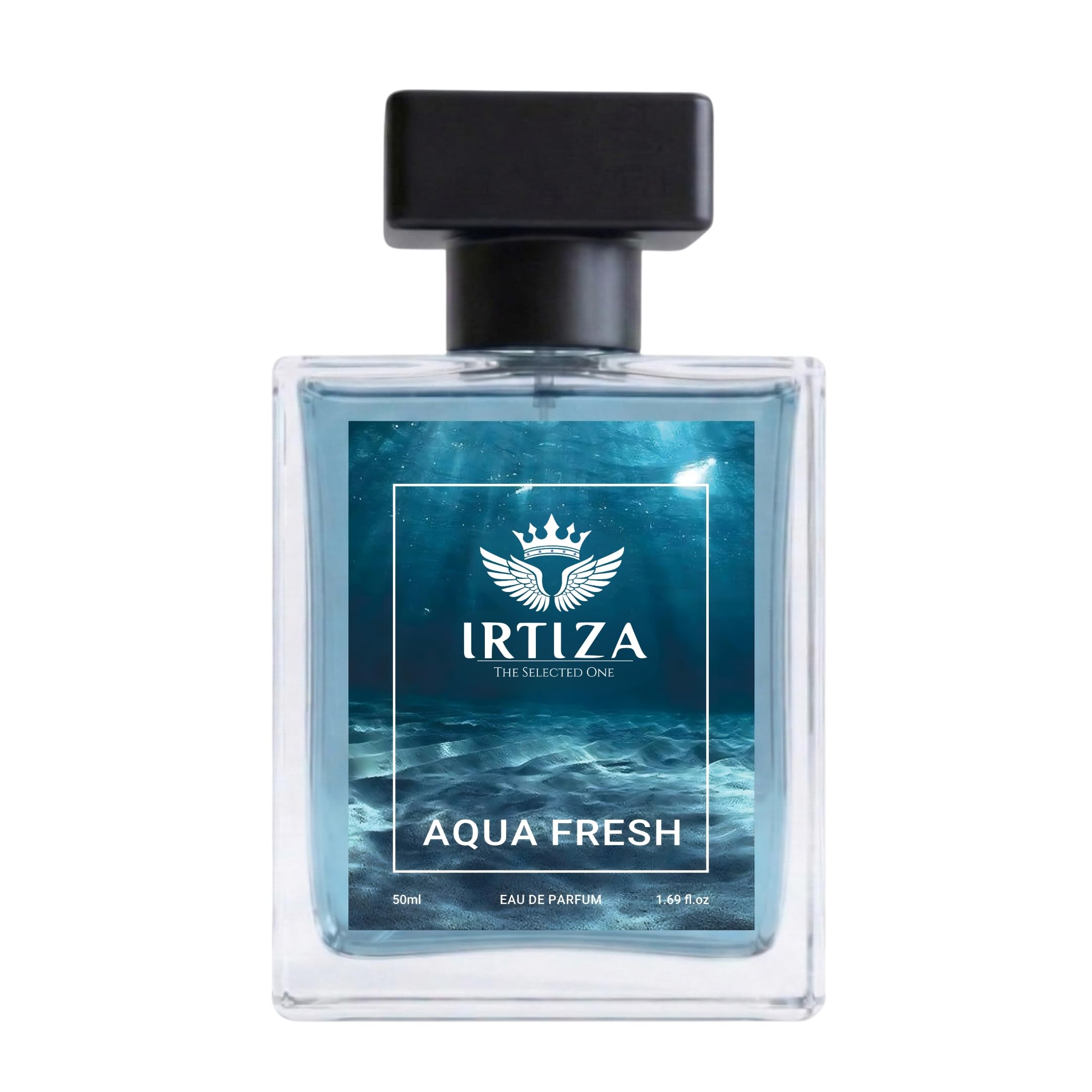Irtiza Aqua Fresh Inspired Perfume | Fresh, Aquatic Notes | Intense Long Lasting Unisex | Luxury Gift Pack | Eau de Parfum - 50 ml