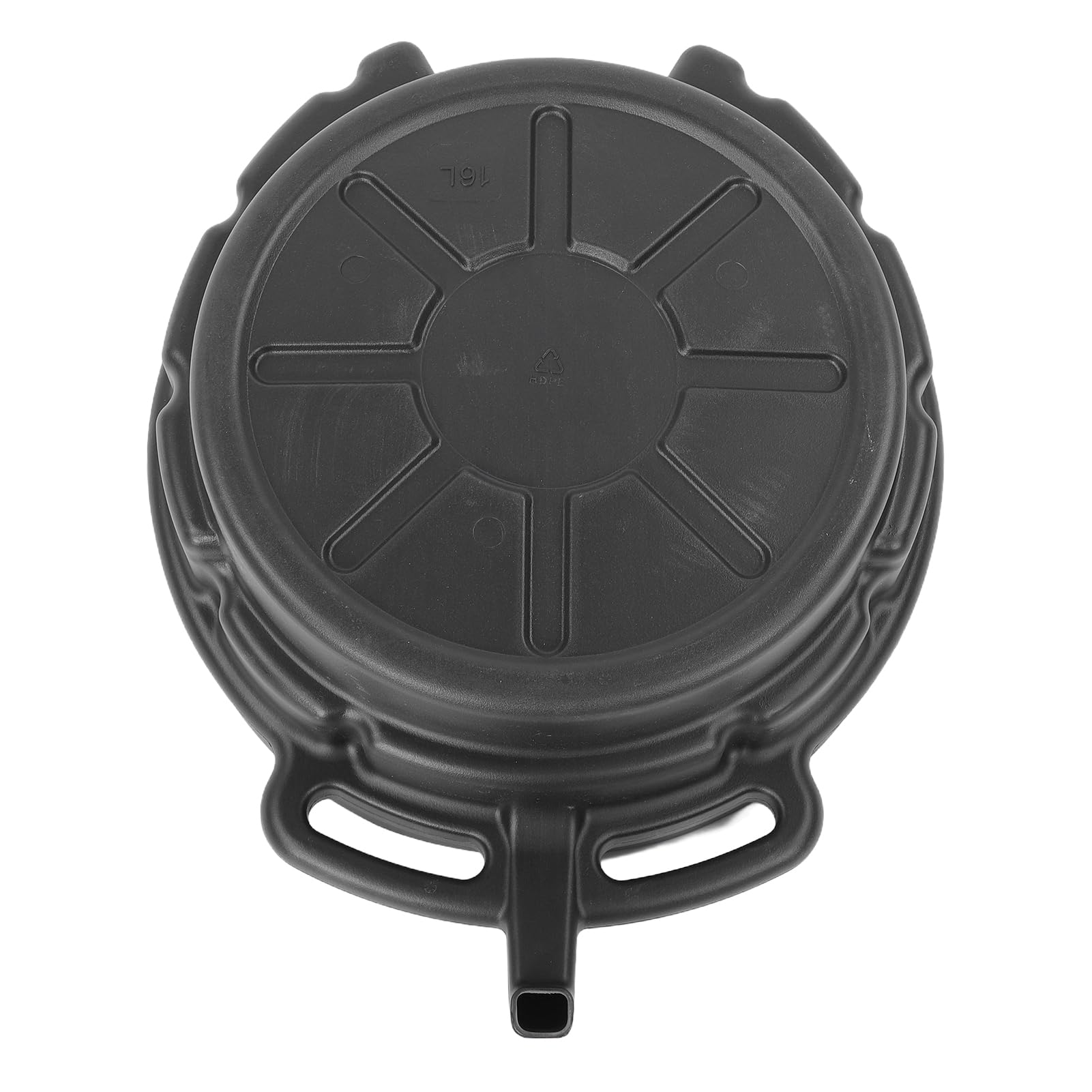 Bandeja de Drenaje de Aceite, Colector de Goteo de Aceite de Motor de Plástico de 4 Galones de Capacidad con Boquilla Antisalpicaduras y Antiderrames, Ideal para Talleres y Garajes, 6x18