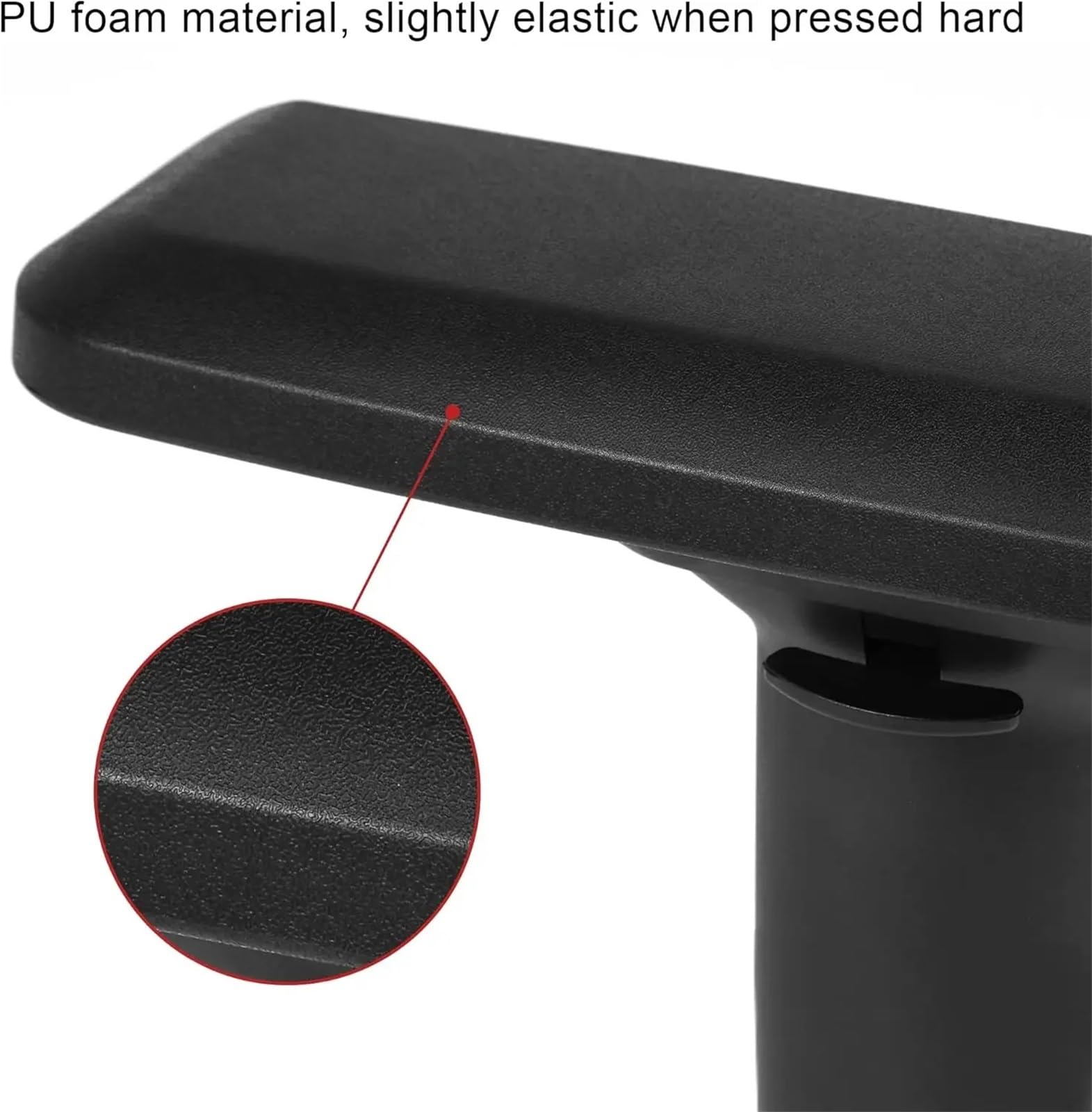 Reposabrazos de Silla con Altura Ajustable, 2 Piezas Repuesto, compatibles la mayoría sillas Oficina, Gaming y Jefe para Sillas De Oficina