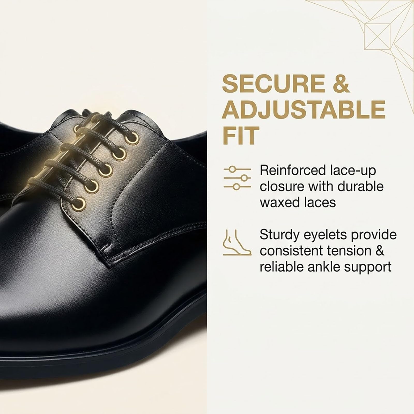 Scarpe Oxford in Pelle Vera Allacciate, Suola Antiscivolo Comoda E Traspirante, for Matrimoni E Occasioni Lavorative