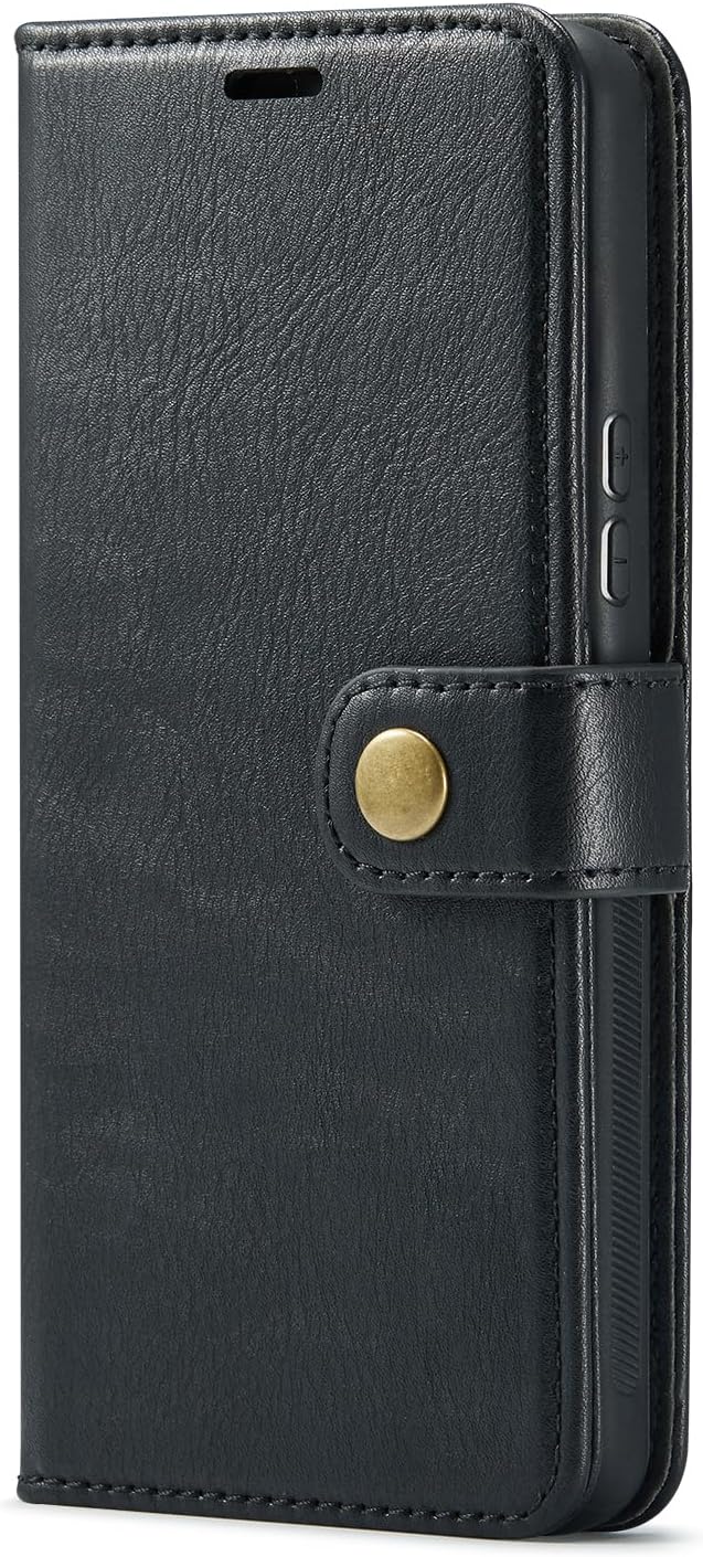 Asuwish Phone Case for Samsung Galaxy A53 5G Wallet Magnetic Detachable Cell Cover with Tempered Glass Screen Protector Flip Card Holder Slot A 53 G5 53A SM A536U 6.5" 2022 Women Men Girls Black