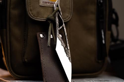 Miniatura 4 de Cuchillo de bolsillo hecho a mano kiridashi, cuchillo utilitario edc, cuchillo de cuello (tratado con crio de acero n690, OSA02 4.1 pulgadas)