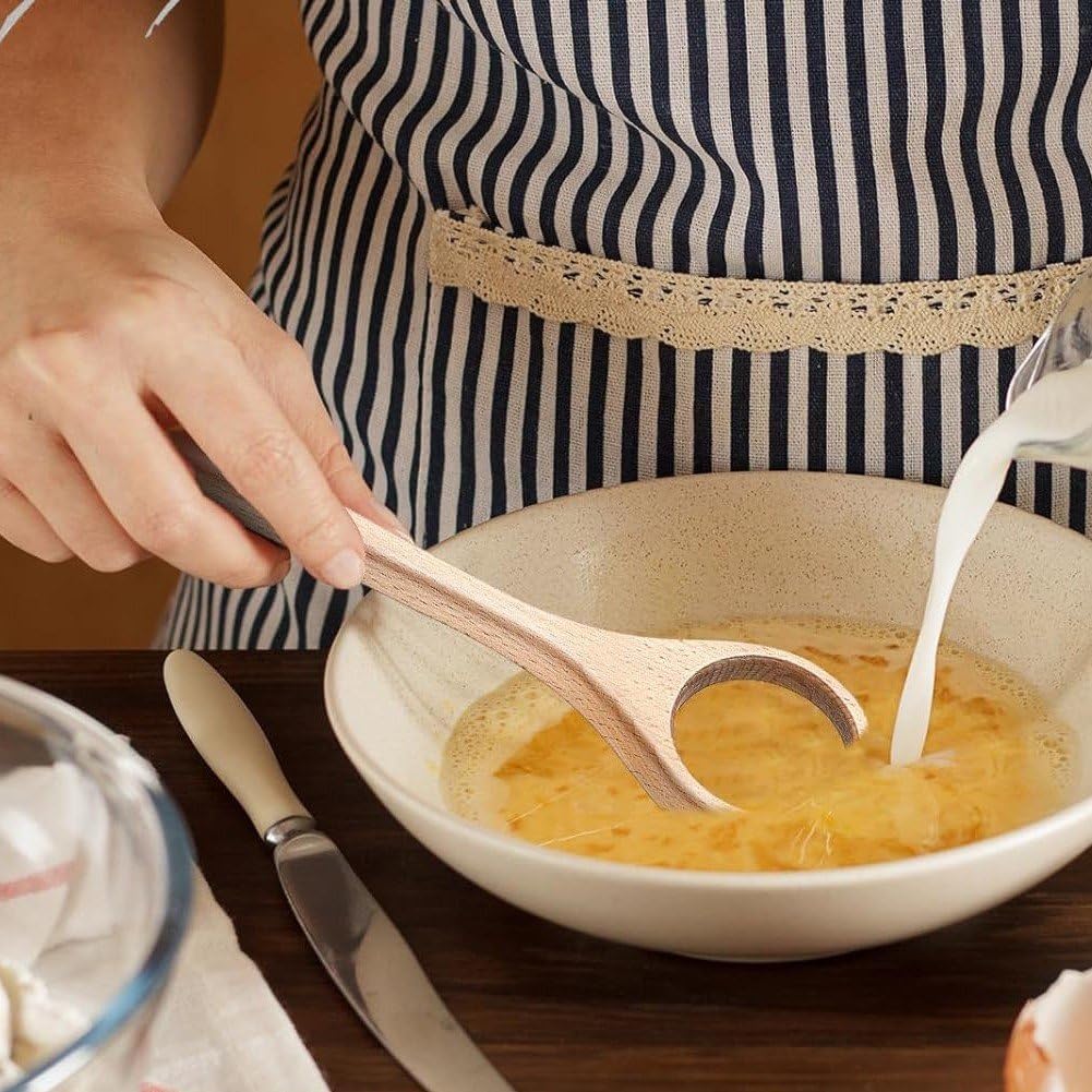 Drewniany trzepaczka do ciasta duńskiego, naturalne ciasto drożdżowe, ręczna maszyna do pieczenia chleba, do domowych narzędzi i materiałów do produkcji chleba i piekarnika
