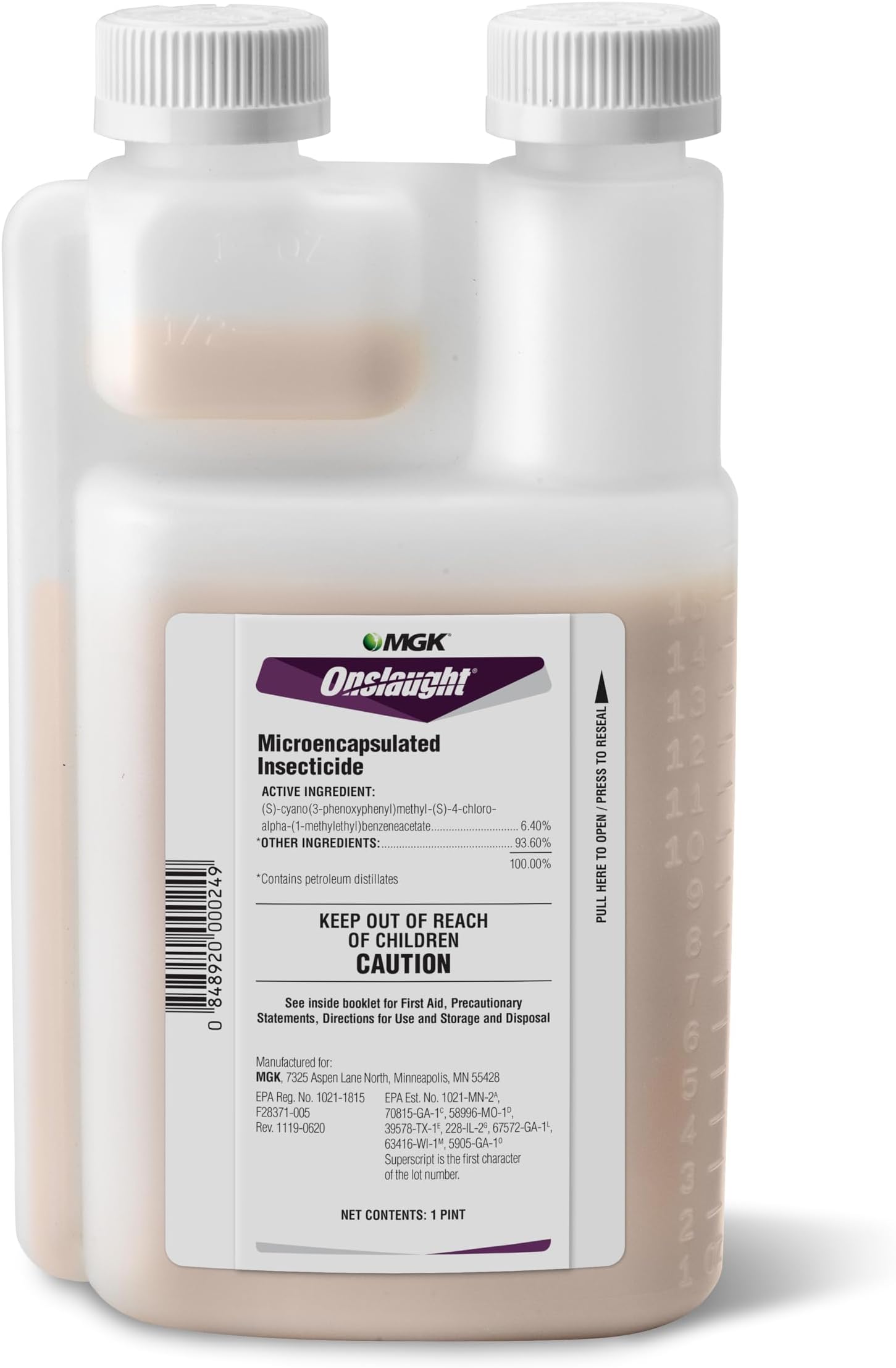 Amazon.com: Onslaught Micro Encapsulated Insecticide - one Gallon (128 ...
