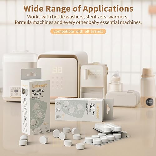Miniatura 2 de Tabletas descalcificadoras 30 tabletas descalcificadoras universales para Baby Brezza, Momcozy y más marcas Compatible con lavadoras de botellas