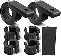 Nilight 90027B 2PCS LED Light Bar Horizontal Clamp Mount Kit for 0.75" 1" 1.25" Bull Bars Roof Racks Roll Cages ATV UTV Trucks
