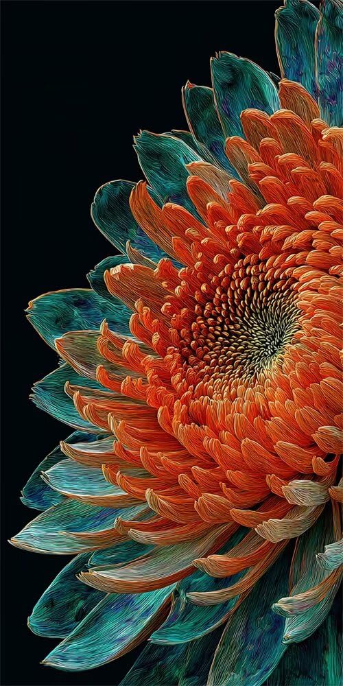 Diamond Painting Kits for Adults, 5D Diamond Art Chrysanthemum 30x60cm, DIY Large Ethereal Dimond Art kits Adults, Full Square Drill Crystal Rhinestone Embroidery Canvas for Home Wall Decor (SQ860)