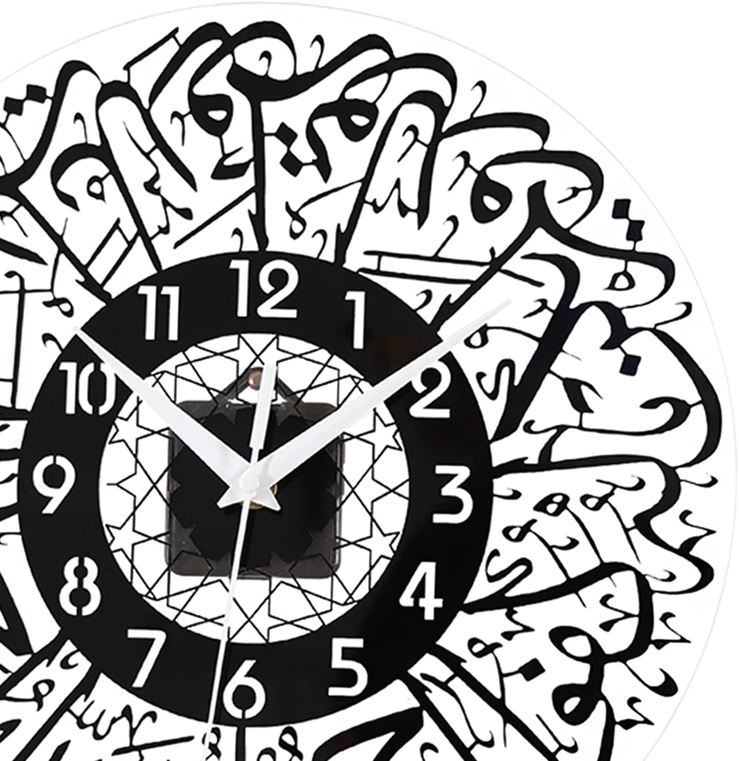 Buy Ayatul Kursi Acrylic Islamic Wall Clock, Islamic Wall Art, Islamic