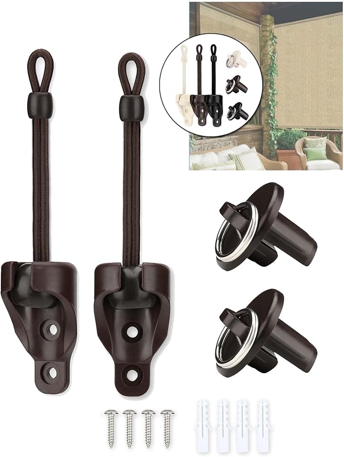 IVYSUN Sun Shade Replacement Parts Shade Tie Downs and End