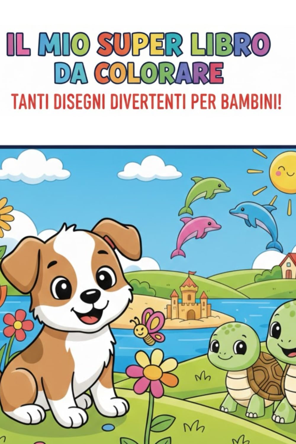 Il mio super libro da colorare: Tanti disegni divertenti per bambini