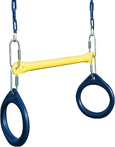 Swing-N-Slide Ring and Trapeze Combo swing Black