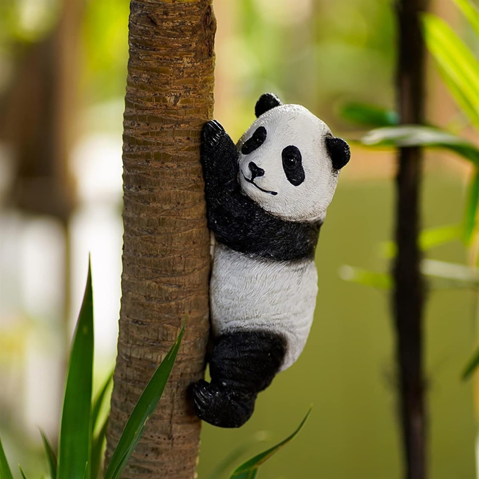 Amazon.com: KOELAP Garden Statues Giant Panda Figurine Hanging
