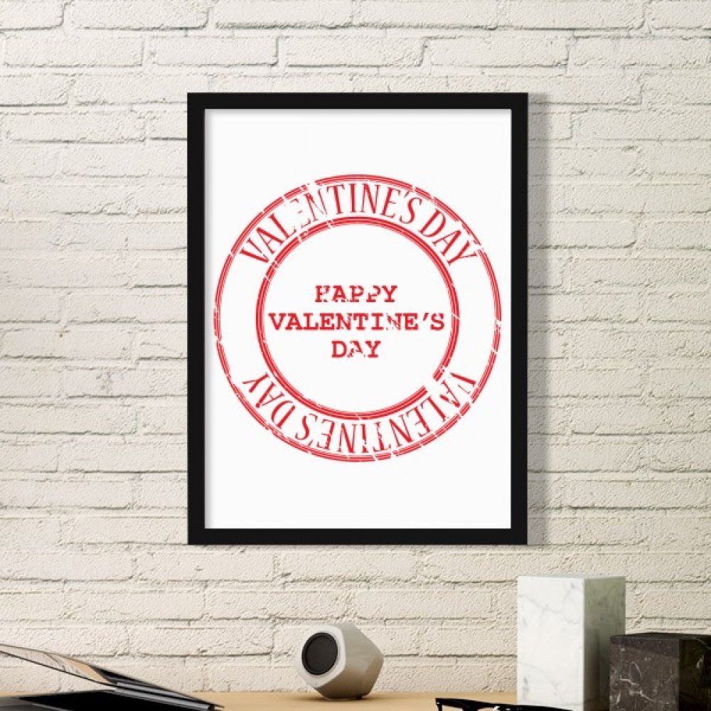 Cadre photo Saint Valentin pour offrir un cadeau de couple original et symbolique avec art