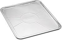 DCS Deals 5-Pack Reusable Aluminum Oven Liners 18.5x15.5 Inch - Spill-Proof Foil Drip Pans for Baking, Roasting, Grilling