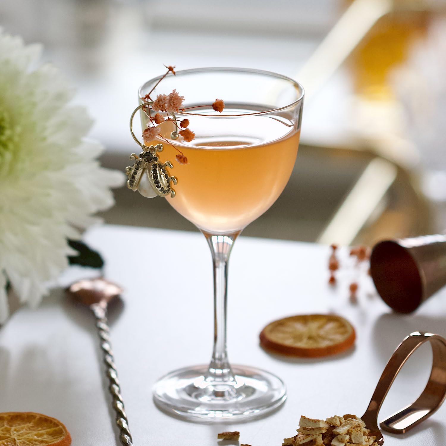 HISTORY COMPANY The Original Nick & Nora Crystal Coupette-Style Glass – Iconic 2-Piece Set of Vintage-Inspired Barware for Craft Cocktails (Gift Box Collection) - Image 5