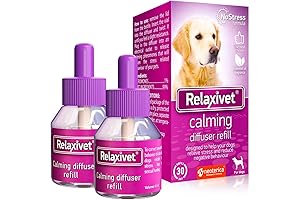 Relaxivet Calming Pheromone Diffuser Refill Double Pack: Innovative DE-stress Formula for Enhanced Cat Comfort